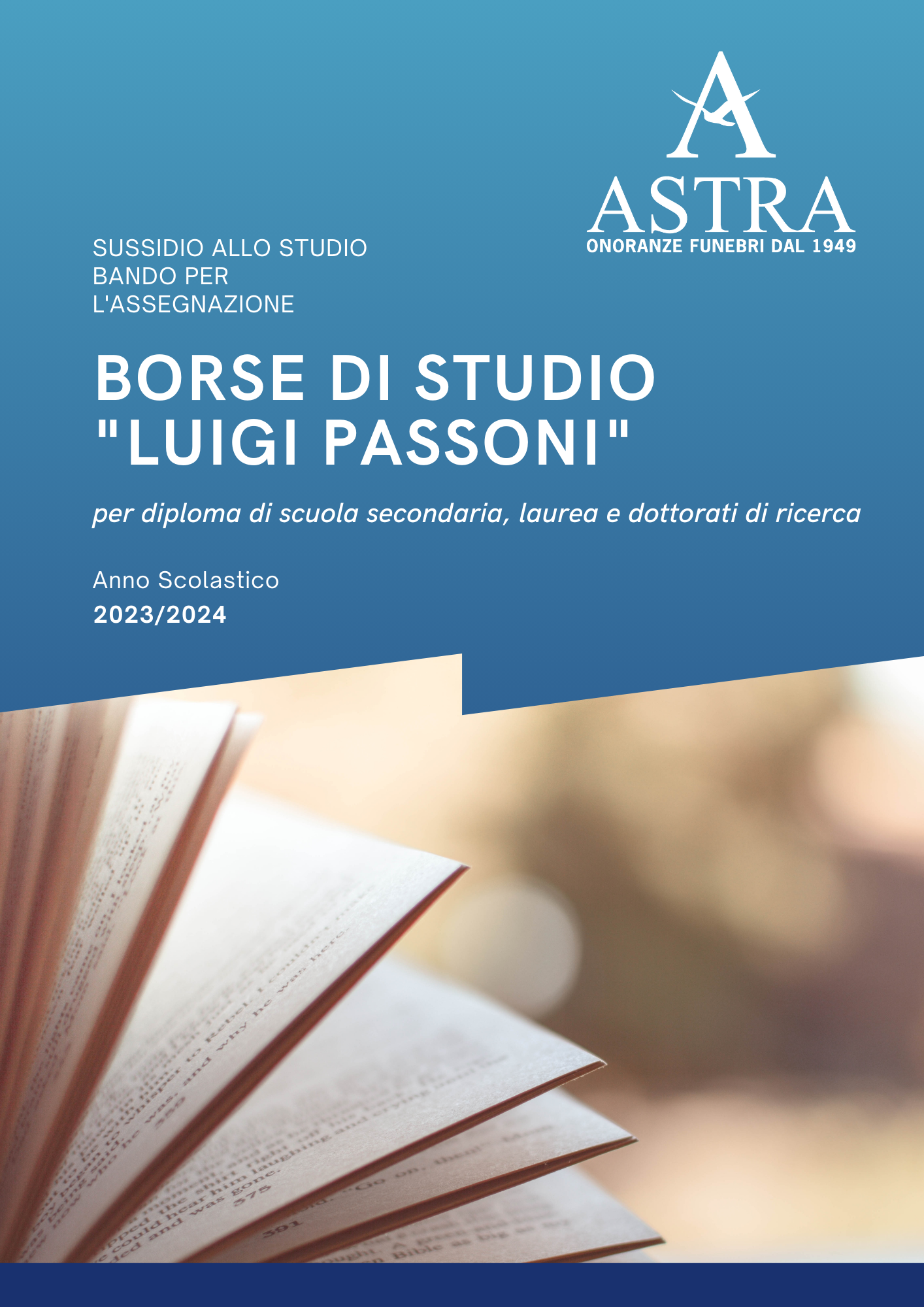 Borse di Studio “Luigi Passoni” – AS 2023/2024